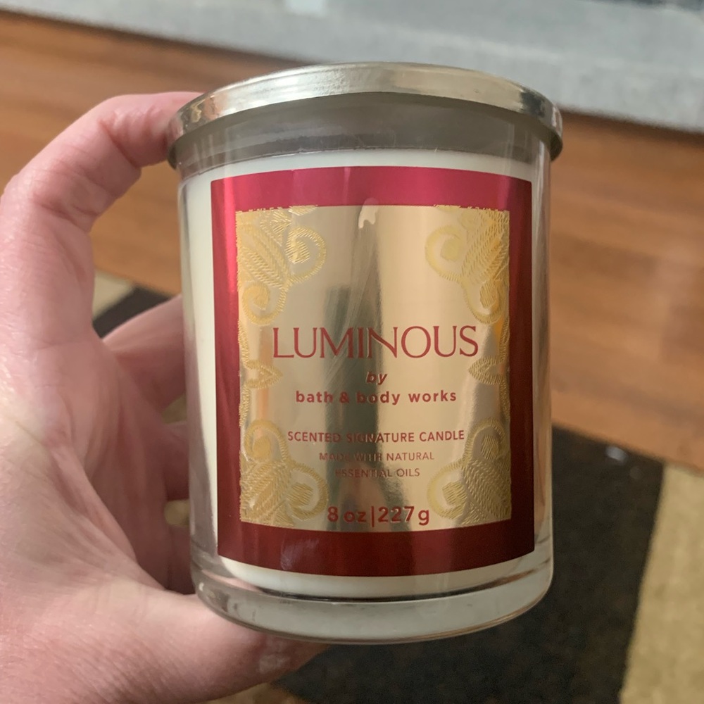 Luminous by Bath & Body Works Scented Candle - Red